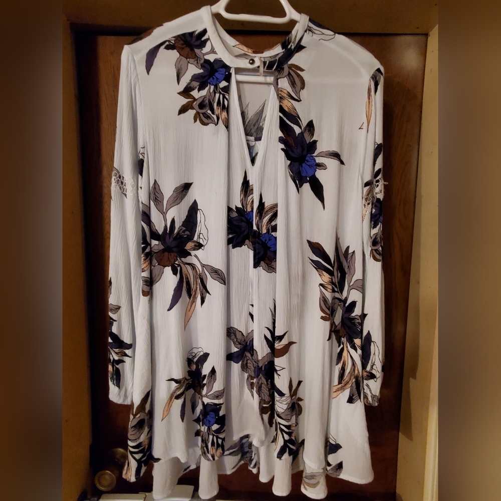 Free People Electric Orchid Swing Tunic